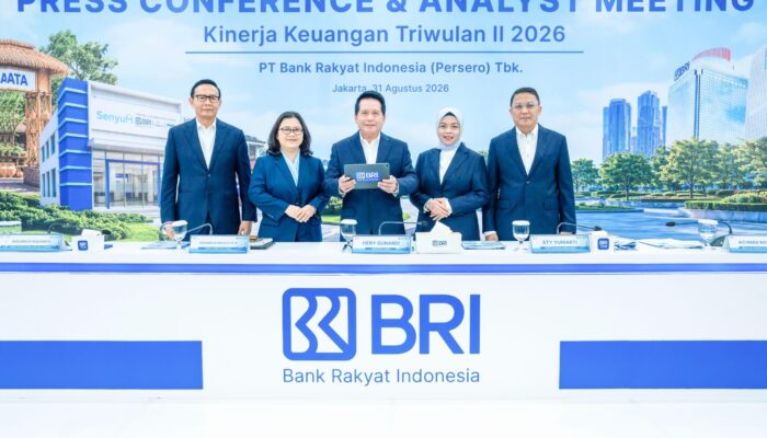Konsisten Jadi Penggerak Ekonomi Kerakyatan, BRI Bukukan Laba Rp31,2 Triliun pada Triwulan II 2026