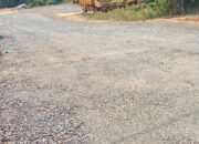 Pengerasan Jalan Masuk Kantor DPUTR PALI Disorot, Ketebalan Material Diduga Tak Seragam