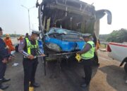 Tabrakan Beruntun di Tol Palembang-Indralaya KM 9, 14 Orang Luka-Luka