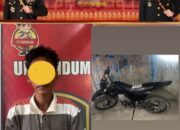 Polres PALI Ungkap Pencurian Motor CRF, Tersangka Ditangkap Tanpa Perlawanan