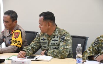 Melalui Vicon, Danrem 044/Gapo Perkuat Sinergi Penanganan Bencana
