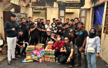 Per-maskot Hadir Untuk Korban Kebakaran di 26 Ilir, dan Berikan Bantuan Sembako Kepada Korban Kebakaran