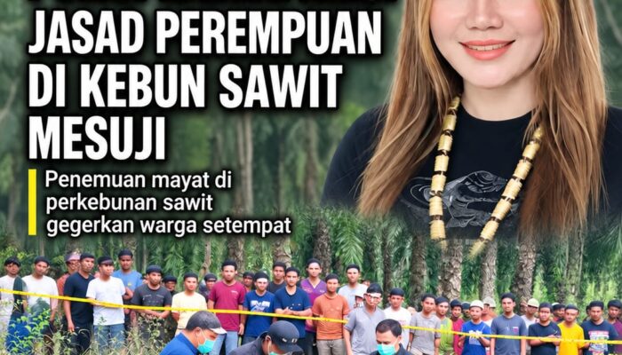 Penemuan Mayat Wanita di Kebun Sawit Gemparkan Warga di Mesuji Lampung