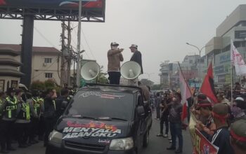 Soroti Kekerasan terhadap Pers dan Karhutla, FASS Geruduk Polda Sumsel