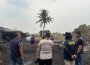 Gudang Diduga Tampung BBM Ilegal Terbakar di Ogan Ilir, Tiga Orang Luka Bakar