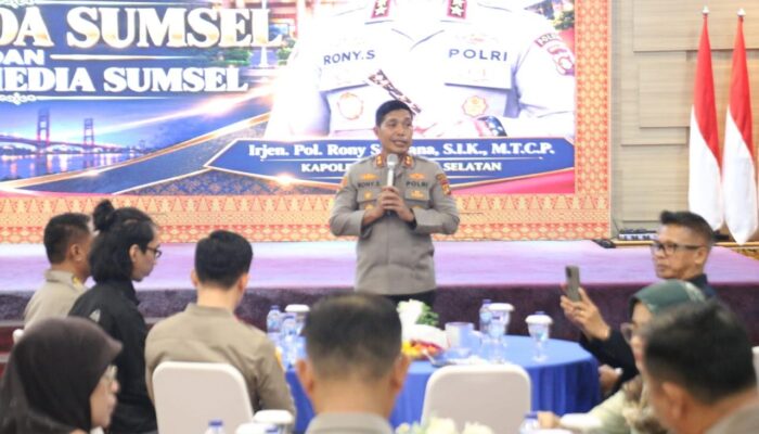 Polda Sumsel Pererat Hubungan Dengan Pimpinan Media, Perkuat Transparansi dan Pelayanan Publik