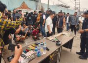 Polda Sumsel Bersama BNN Tertibkan Tiga Titik Rawan Narkoba di Palembang, Delapan Orang Diamankan