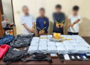 35 Kg Sabu Internasional Gagal Masuk Riau, 5 Orang Diciduk