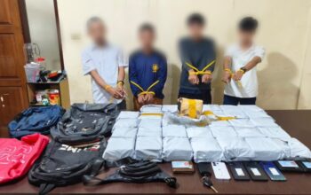 35 Kg Sabu Internasional Gagal Masuk Riau, 5 Orang Diciduk